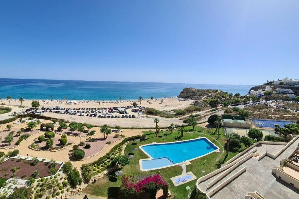 Top-Floor Beachfront Apartment With Parking, Pool, & Spacious Sea-View Balcony Villajoyosa  Exterior foto